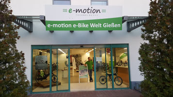 e-Bike Markenvielfalt in der e-motion e-Bike Welt Gießen