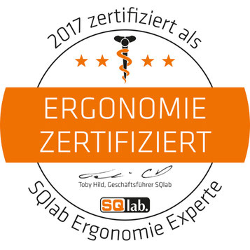 e-motion Filiale Berlin-Mitte ist SQlab Ergonomie-Zertifiziert!