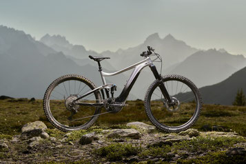 Das neue Giant Trance X E+ Pro 29 vor einem Gebirge