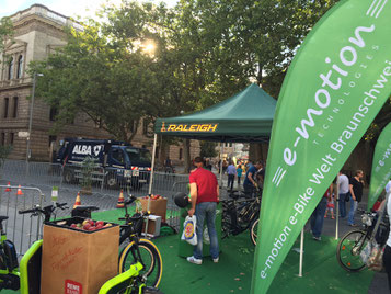 Großes Interesse an e-Bikes auf dem Braunschweiger Trendsporterlebnis