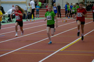 Ellen Staude sprintete auf Platz 3 (Foto: Beatrix Pohle)