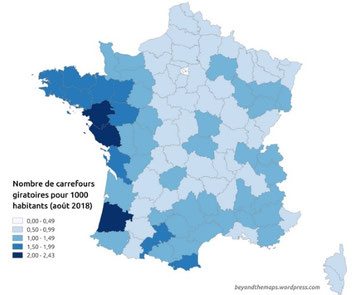 A noter la disparité des taux de pénétration, significative du poids des initiatives locales 