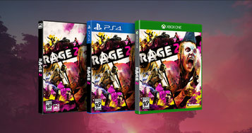 RAGE 2 Packshot PS4 Xbox One PC