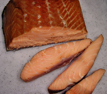 Lachs heißgeräuchert