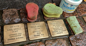 Fünf Stolpersteine