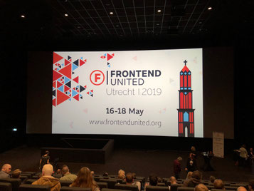 Bühne der FrontendUnited in Warschau