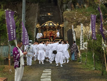 平成29年4月16日(日):日吉山王神社春の例大祭神輿渡御