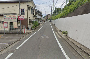 ④線路沿い
