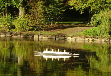 Denkmal an die Titanic im Teich des Stadtparks, Halifax