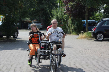 Wieder mobil dank Tandem-Dreirad Fun2Go
