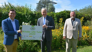 Am Foto: LAbg. Christoph Kaufmann, Landesrat Dr. Martin Eichtinger und STR Peter Höckner von der Stadtgemeinde Tulln