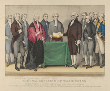 George Washington Masonic Bible; Inauguration 1789