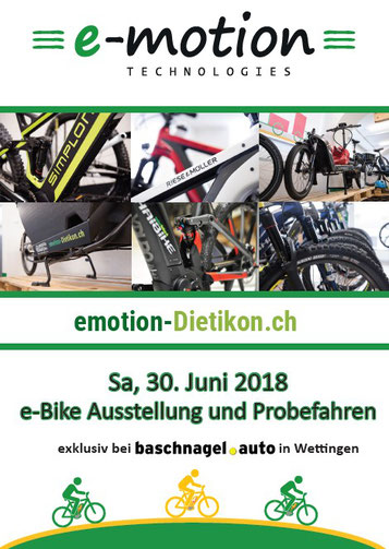 e-Bike Ausstellung und Probefahren