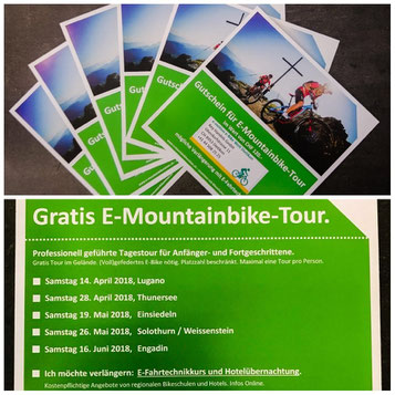 Gratis E-Mountainbike-Tour