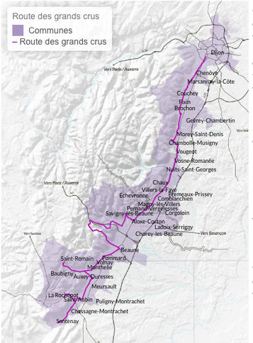 La route des grands crus