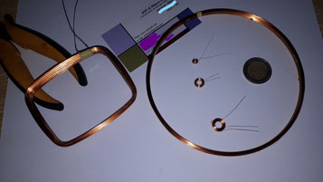 AVVOLGIMENTI DI SOLENOIDI IN ARIA -  WINDING OF SOLENOIDS IN AIR