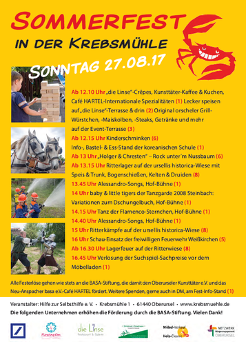 Raleigh Testival am 27.8.2017 beim Sommerfest der Krebsmühle