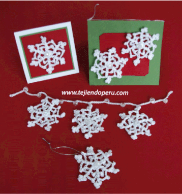 copos de nieve - snowflakes crochet