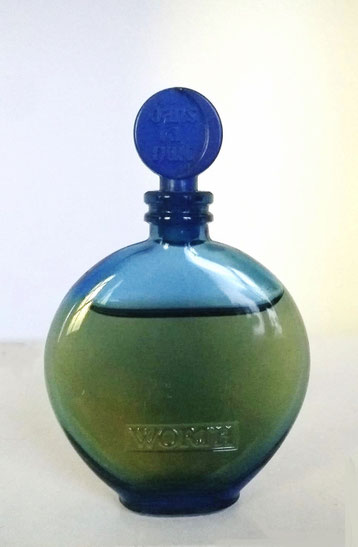 WORTH - DANS LA NUIT, MINIATURE BLEUE, FABRICATION LALIQUE