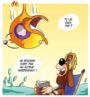 lecture par paf de la bande dessinée socrate