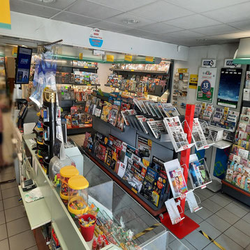 intérieur bureau tabac sécurisé par alarme et vidéo