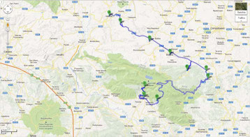 Moto itinerario - Il Matese