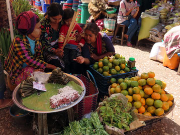 Marktfrauen in Kalaw