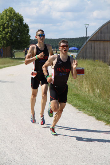 Dominik Sowieja Laufstrecke Rothsee Triathlon