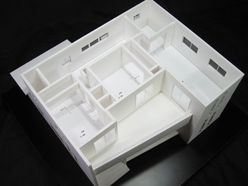 1/50白地分解型模型 1 - 建築模型の館