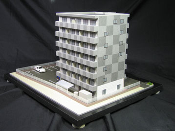 独創的 1/100店舗+アパート模型 - 建築模型の館 建物