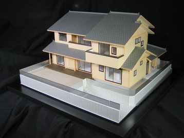 和風の住宅模型