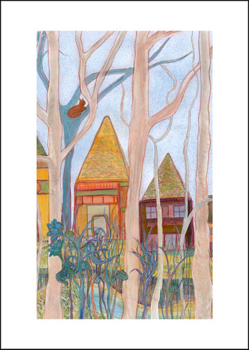 gouache giclee print encres pigmentaires