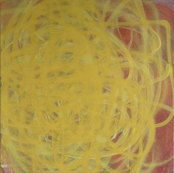 In the Maze 7  2024 Acryl auf Leinwand 60 x 60 cm 