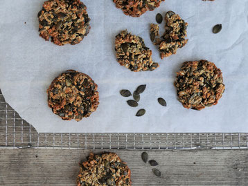 Kürbiskern Cookies