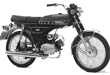 The legendary 'FIZZY' Yamaha FS1E motorcycle popular in the 1980s