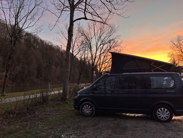 Sensationeller Sonnenaufgang an der Isar