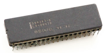 Intel D80287-8 Side View