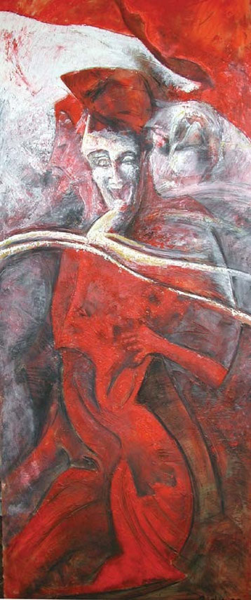 Huile sur bois