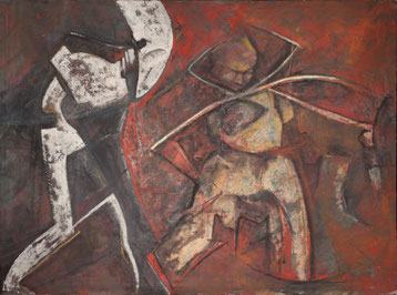 Acrylique sur toile - collabaration avec Anthony Allemand