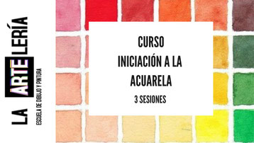Curso de acuarela principiantes Madrid