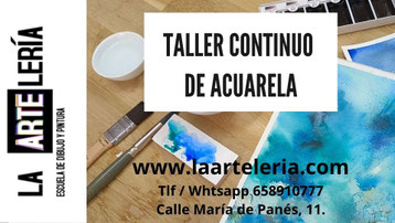 Clases de acuarela todos los niveles Madrid