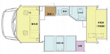 Deddle RV Grundriss Wohnmobil aus China mit Slide Outs 2025