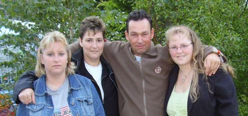 Monika, Elke, Klaus, Stephanie 2007