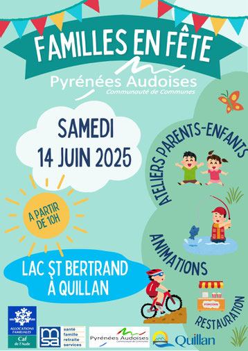 Affiche Familles en Fête - Quillan