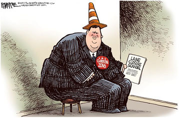 'Chris Christie and the Bridge Scandal', January 13, 2014, by McKeefe.