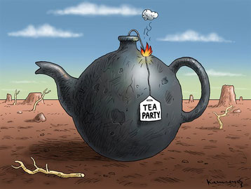 'Tea Party Bomb', By Marian Kamensky, October 17, 2013