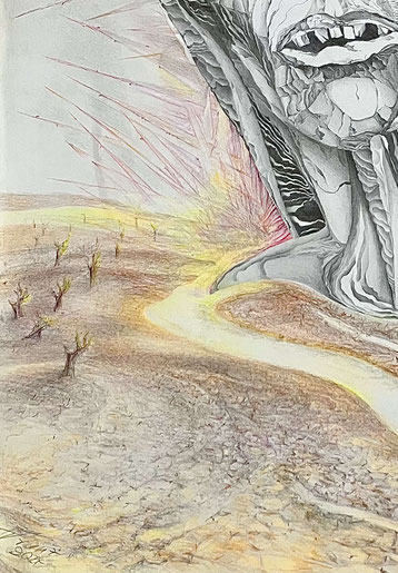 Detail aus "Elend" - Heidemarie Franz