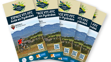 Espace VTT FFC Aude en Pyrénées - Nouvelle carte des circuits