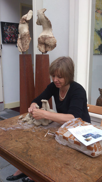 Workshop Jacqueline tijdens Kunst- en cultuurroute 7 september 2014