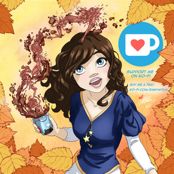 w.i.t.c.h. witch ko-fi support artist
